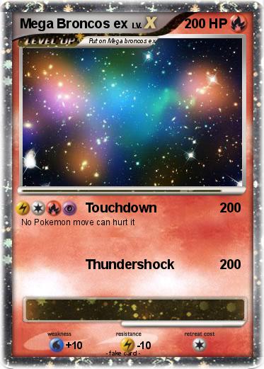Pokemon Mega Broncos ex