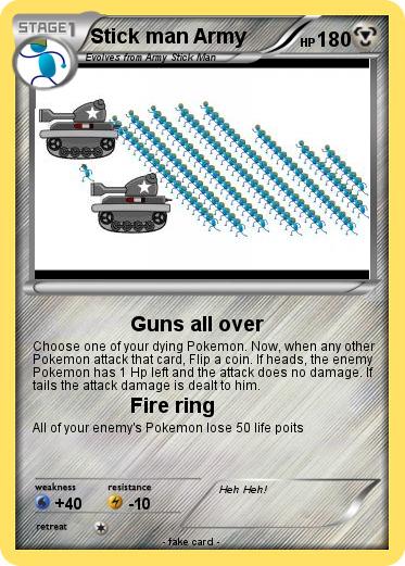 Pokemon Stick man Army