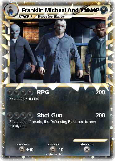 Pokemon Frankiln Micheal And Trevor