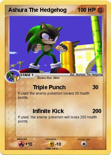 Pokemon Ashura The Hedgehog