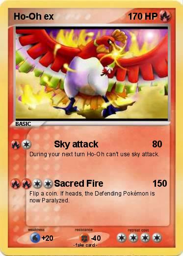Pokemon Ho-Oh ex