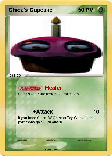 Pokemon Chica's Cupcake