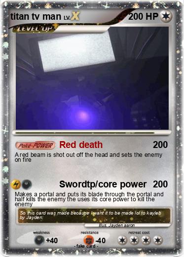 Pokemon titan tv man