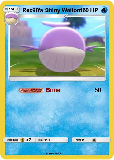 Pokemon Rex90's Shiny Wailord