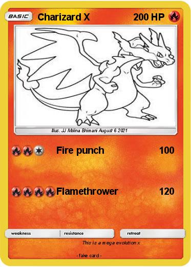 Pokemon Charizard X