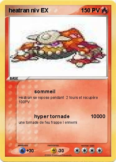 Pokemon heatran niv EX