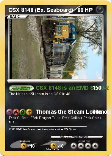Pokemon CSX 8148 (Ex. Seaboard)