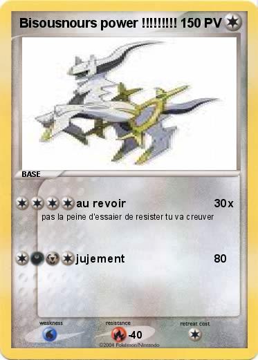 Pokemon Bisousnours power !!!!!!!!! 