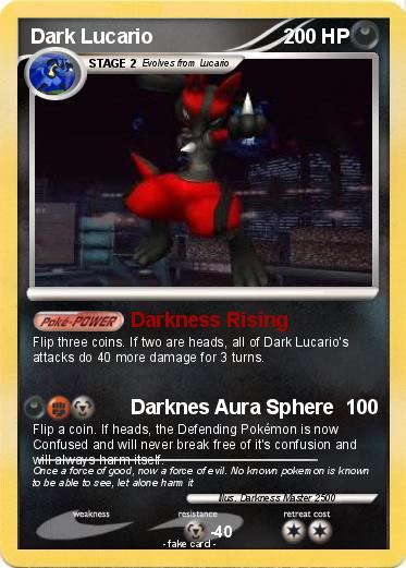Pokemon Dark Lucario