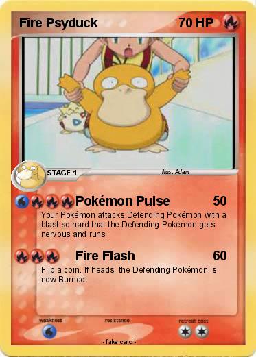 Pokemon Fire Psyduck