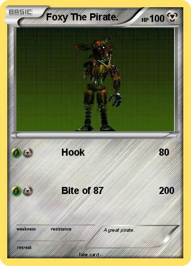 Pokemon Foxy The Pirate.