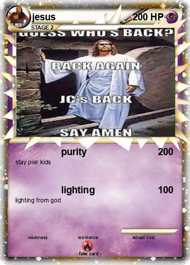 Pok mon Jesus 1102 1102 Purity My Pokemon Card