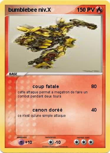 Pokemon bumblebee niv.X