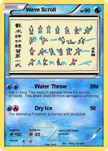 Pokemon Wave Scroll