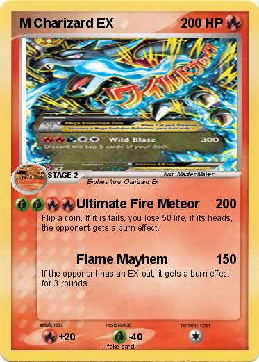 Pokemon M Charizard EX