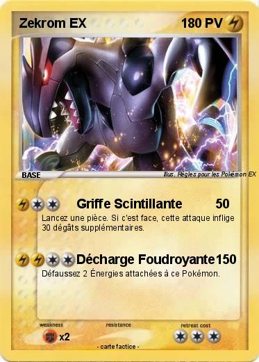Pokemon Zekrom EX