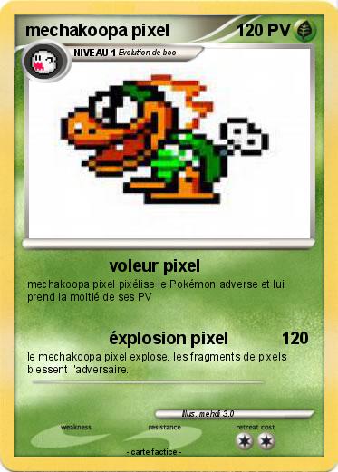 Pokemon mechakoopa pixel