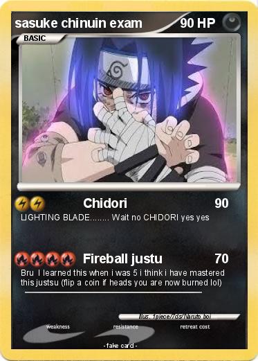Pokemon sasuke chinuin exam