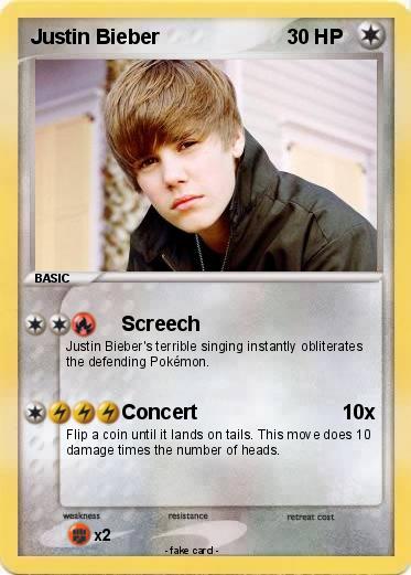 Pokemon Justin Bieber