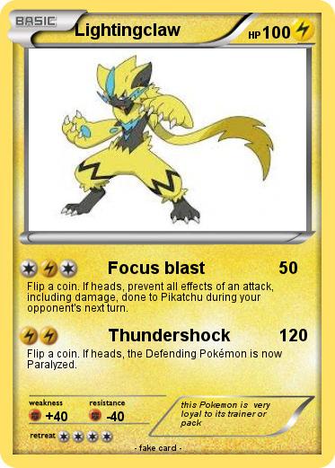 Pokemon Lightingclaw