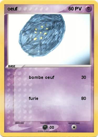 Pokemon oeuf 