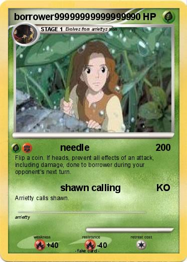 Pokemon borrower999999999999999