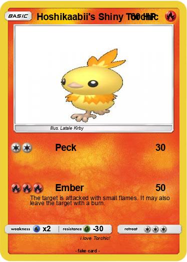 Pokemon Hoshikaabii's Shiny Torchic