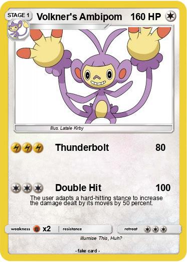 Pokemon Volkner's Ambipom