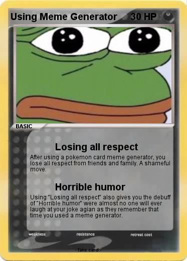 Pokemon Using Meme Generator