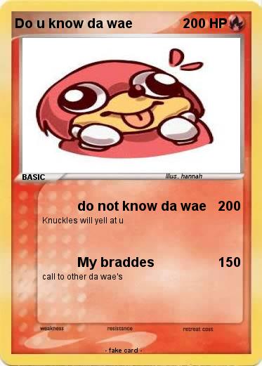 Pokemon Do u know da wae