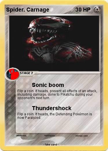 Pokemon Spider. Carnage