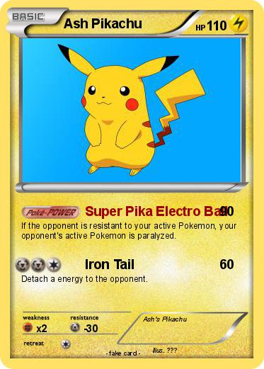 Pokemon Ash Pikachu