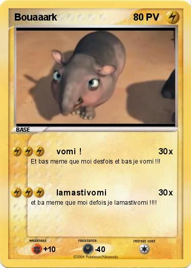 Pokemon Bouaaark