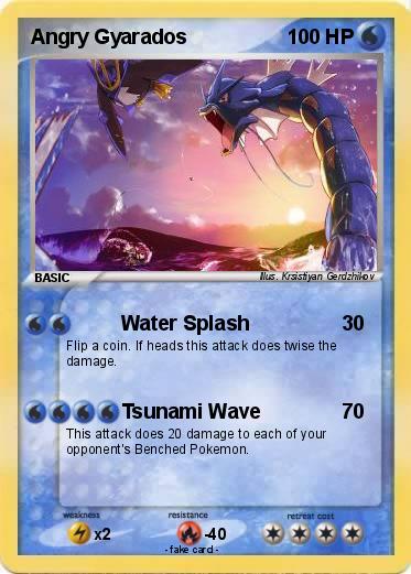 Pokemon Angry Gyarados
