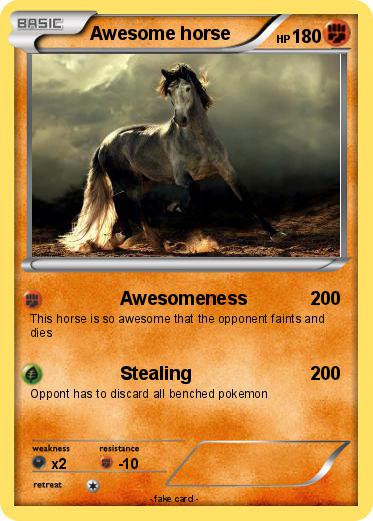 Pokemon Awesome horse
