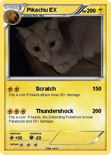 Pokemon Pikachu EX