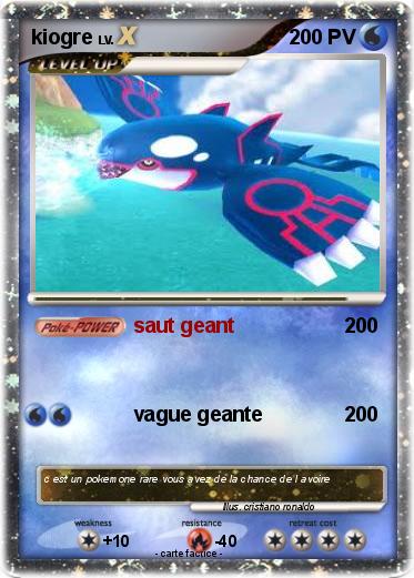 Pokemon kiogre