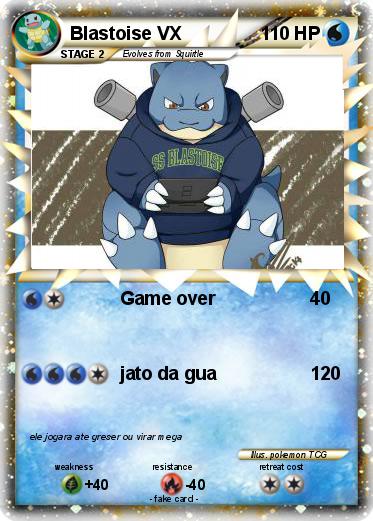 Pokemon Blastoise VX