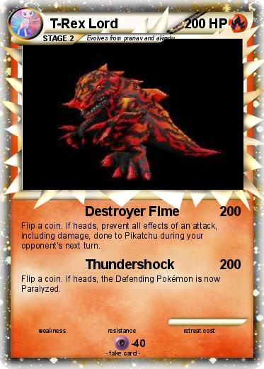 Pokemon T-Rex Lord