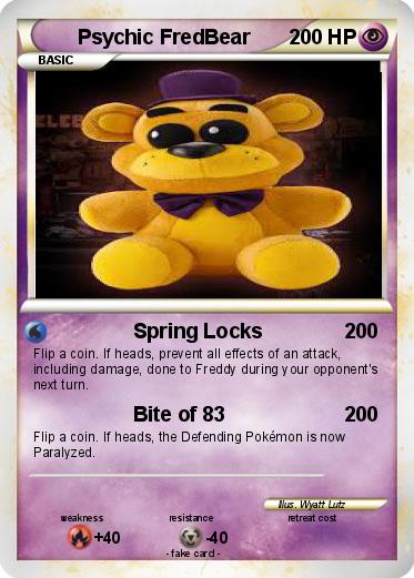 Pokemon Psychic FredBear