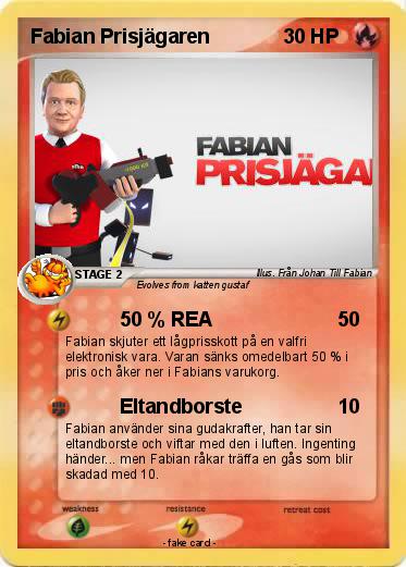 Pokemon Fabian Prisjägaren