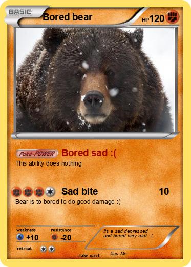 Pokemon Bored bear