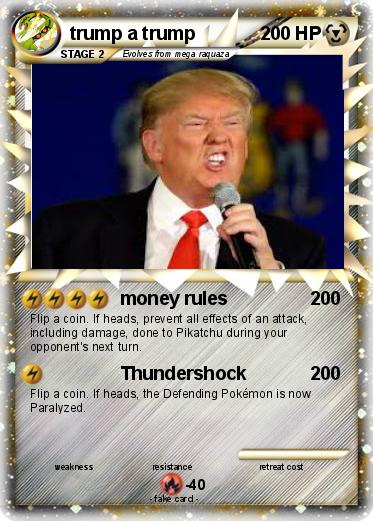 Pokemon trump a trump