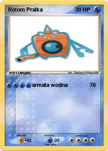 Pokemon Rotom Pralka
