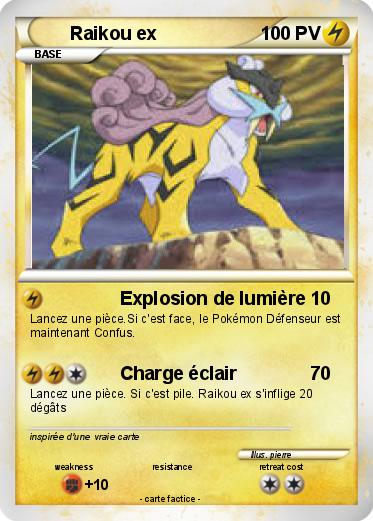 Pokemon Raikou ex