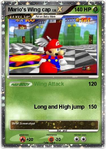 Pokemon Mario's Wing cap