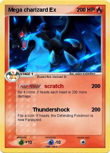 Pokemon Mega charizard Ex