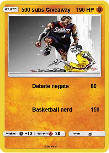 Pokemon 500 subs Giveaway