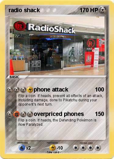 Pokemon radio shack