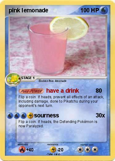 Pokemon pink lemonade